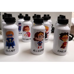 Gourde Aluminium blanc